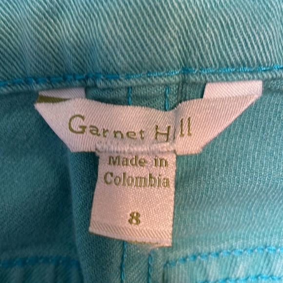 Garnet Hill Turquoise Pants - Picture 7 of 8